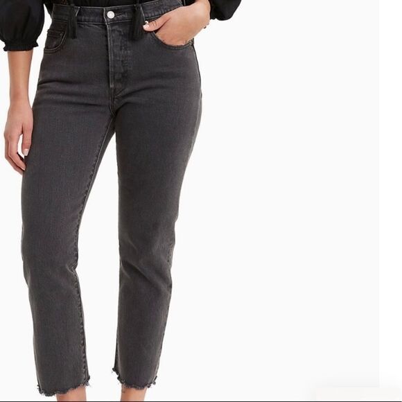 Levi's Women's 501 Super-High Rise Cropped Jeans 29 - Picture 5 of 6